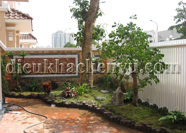 Tiểu cảnh sân vườn ngoài trời