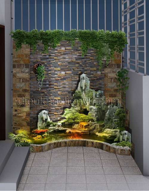 tiểu cảnh ban công non bộ