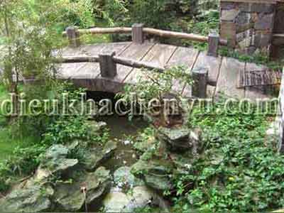 Hình ảnh tiểu cảnh sân vườn đẹp