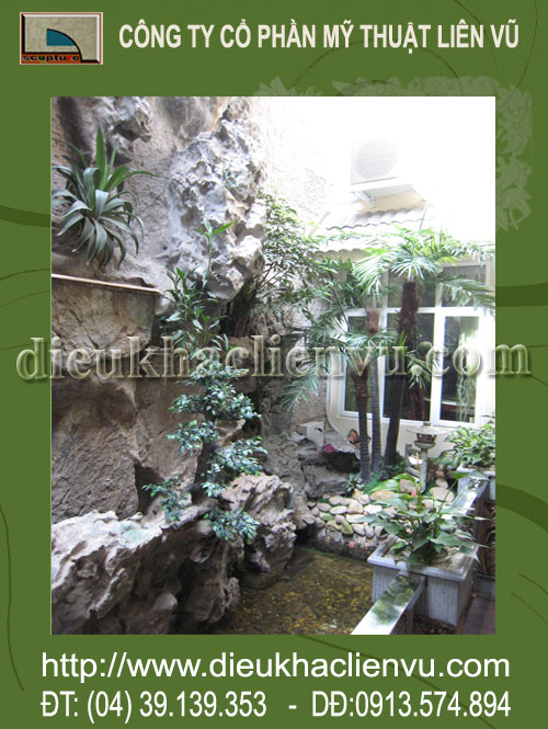 tiểu cảnh núi đá