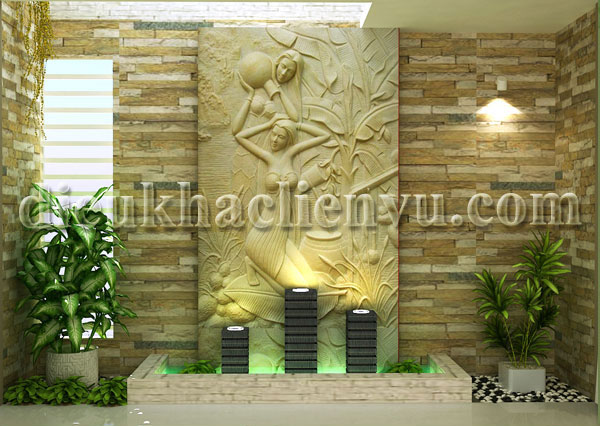 tiểu cảnh phù điêu đẹp