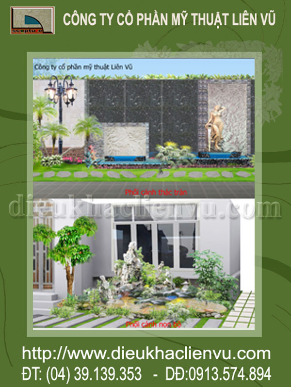 tiểu cảnh  sân vườn