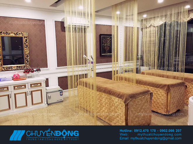 Thi công Nội thất & quảng cáo Lynn Spa