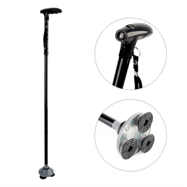 GẬY CHỐNG TRƯỢT CÓ ĐÈN PIN