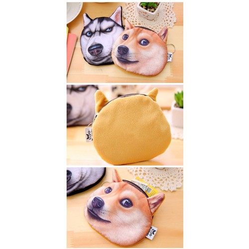 Ví hình chó 3D dễ thương