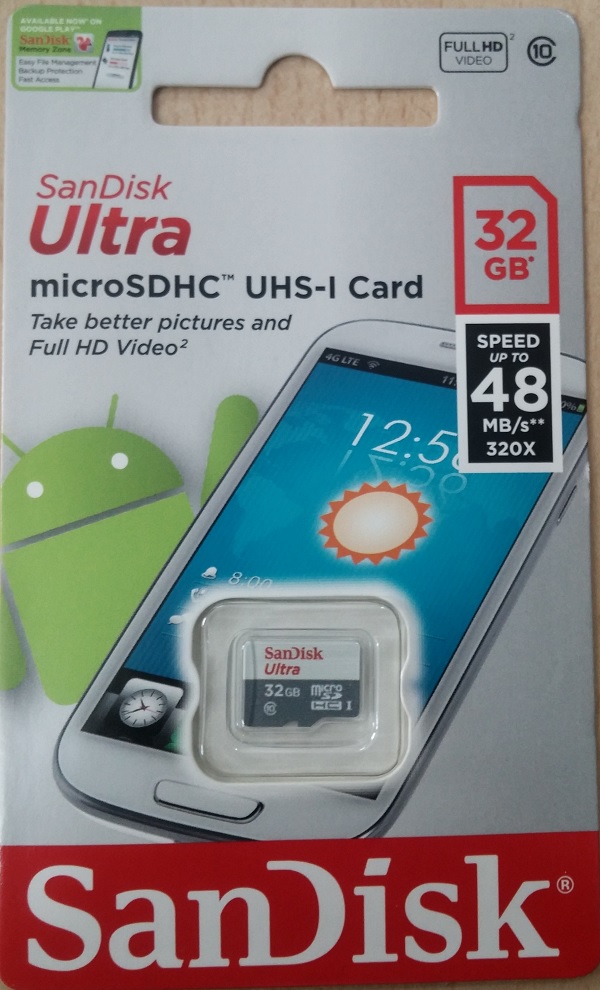 THẺ NHỚ 32G SANDISK ULTRA BH 2 Năm