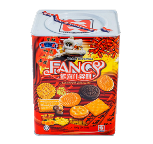 Bánh thập cẩm Hộp thiếc Kerk FANCY