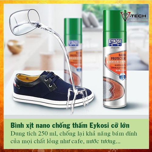 Bình xịt nano chống thấm nước thế hệ mới