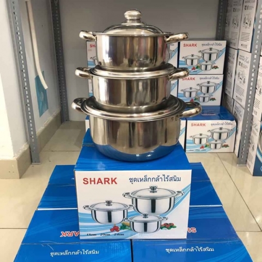 Bộ 3 Cái Nồi Shark