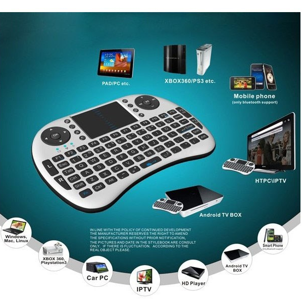 KEYBOARD KO DÂY MINI UKB 500 RF-FOR PC,LAPTOP,SMART TIVI….