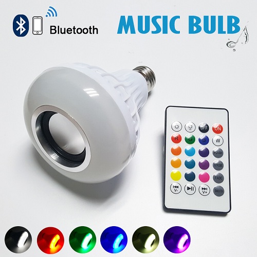 Bóng đèn thông minh kiêm loa nghe nhạc Bluetooth