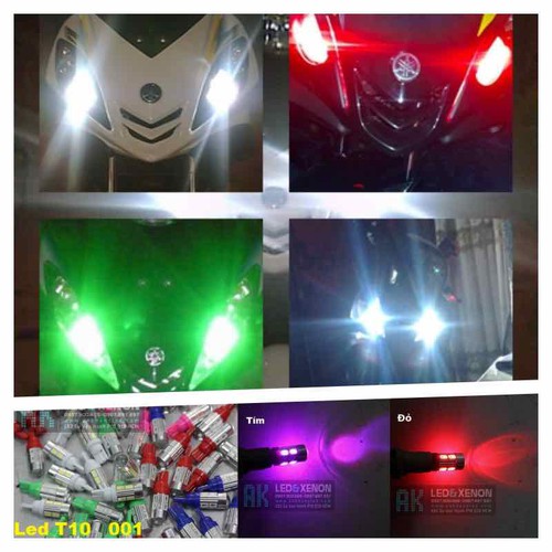 Bóng đèn Led Demi T10 gắn mọi loại xe
