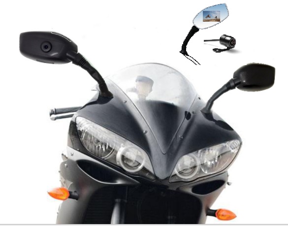 CAMERA hành trình cặp kiếng hậu xe gắn máy