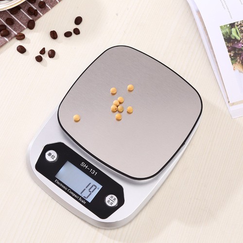 Cân Điện Tử 3kg 0.1g Màu Bạc Và Đen 20x15cm