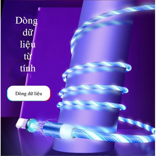 CÁP SẠC NAM CHÂM 3 ĐẦU CÓ DÂY PHÁT SÁNG