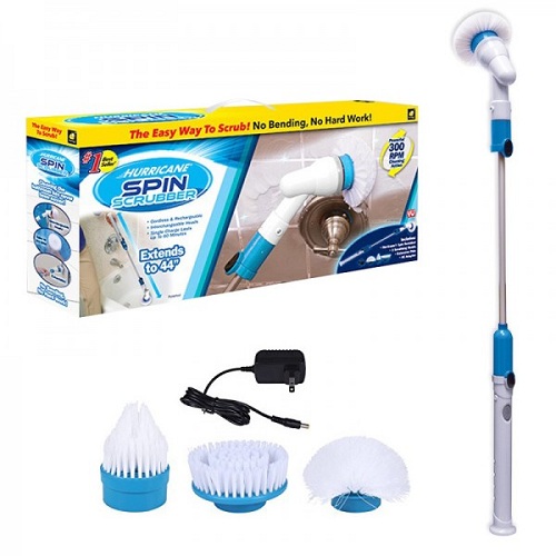 Chổi điện sạc điện đa năng 3 đầu CHÙI CHÀ RỬA SPIN