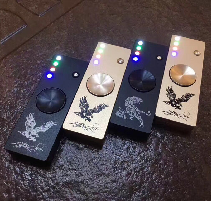 Con Quay Hand Spinner Kiêm MỒI THUỐC Sạc Điện Có Led Cao Cấp