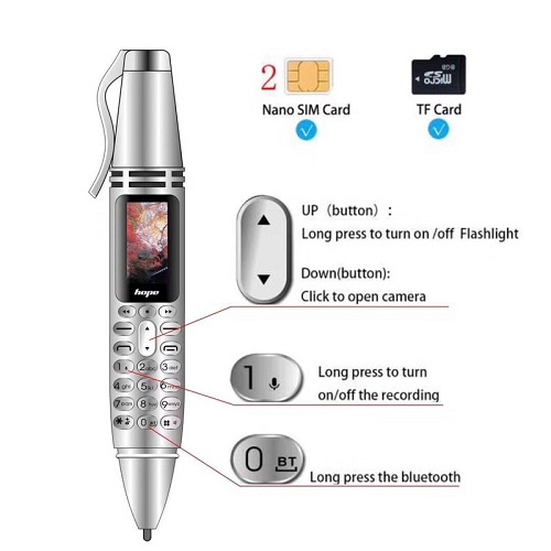 Điện Thoại 2 Sim màn hình màu kiểu dáng cây bút