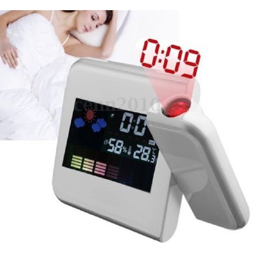 Đồng hồ điện tử báo thời tiết có đèn led hiển thị