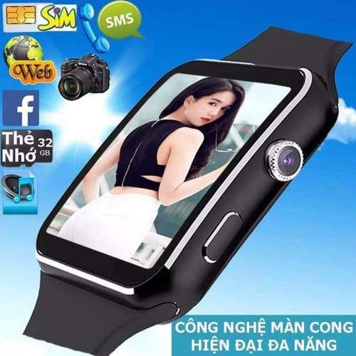 Đồng hồ thông minh X6 màn hình cong Cao cấp