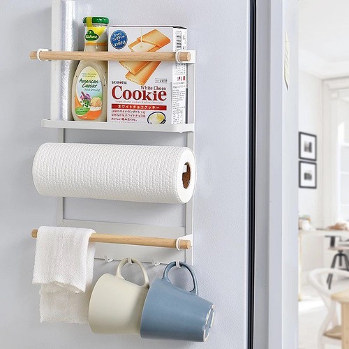 Kệ đựng đồ có nam châm hít tủ lạnh