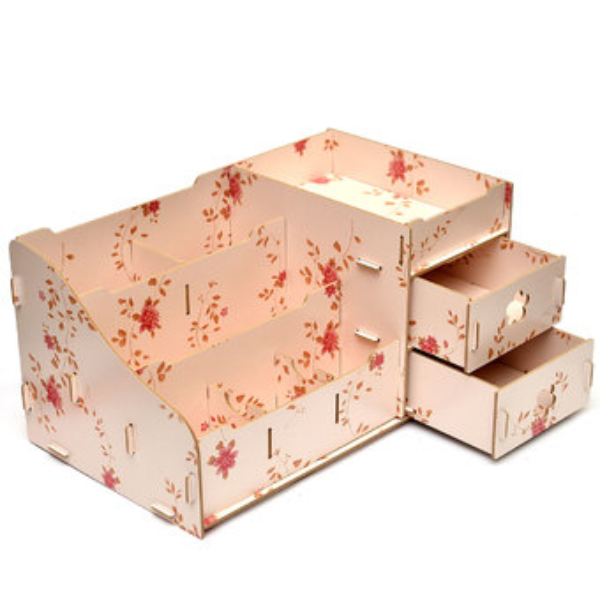 KỆ MỸ PHẨM LẮP RÁP BẰNG GỖ