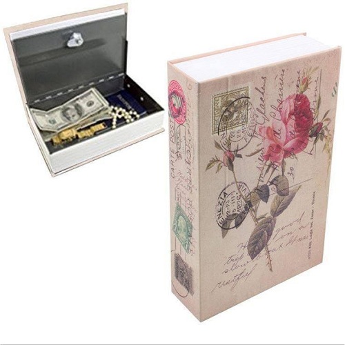 Két sắt mini hình quyển sách