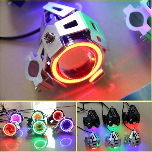 Đèn Led trợ sáng U7 có vòng led màu