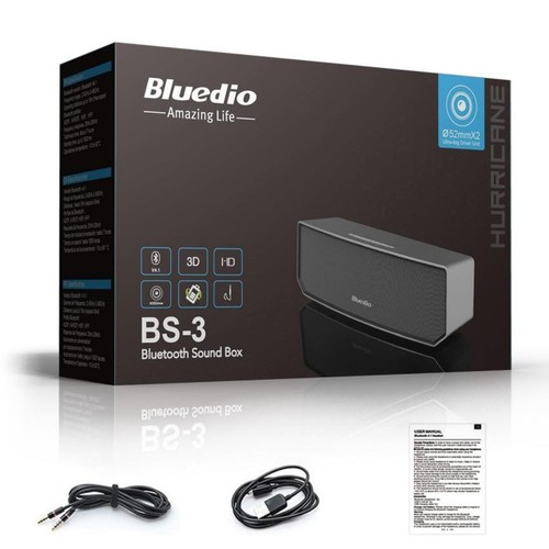 Loa Bluetooth Bluedio BS-3 cực chất, nghe nhạc 3D