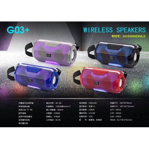LOA BLUETOOTH G03+