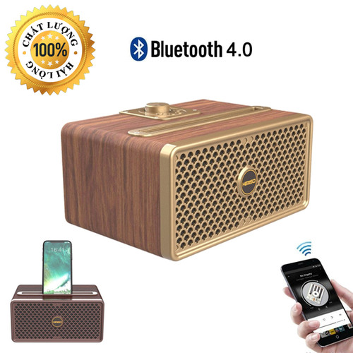 Loa Bluetooth KIMISO K88 Chính Hãng - Kiểu Dáng Cổ Điển - Nghe Cực Hay