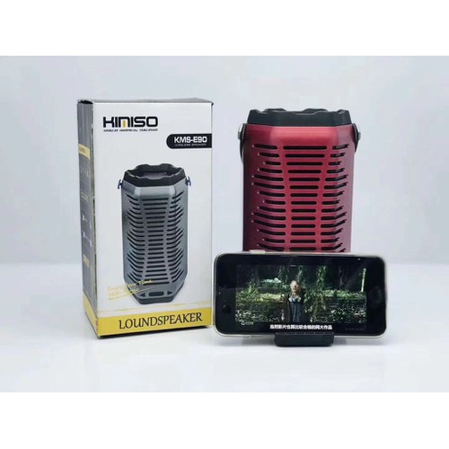 Loa bluetooth KIMISO KMS E90 kiêm giá đỡ chính hãng