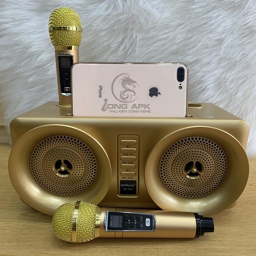 Loa Karaoke Bluetooth QiSheng QS - 307 kèm 2 micro không dây