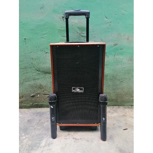 Loa kéo k88 kiomic tặng kèm 2 micro không dây