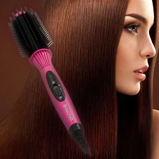 Lược điện chãi thẳng tóc uốn tóc Nova