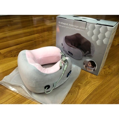 Massage cổ mẫu mới vải lông mềm siêu êm U shaped Pillow