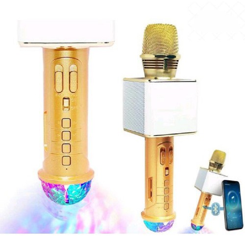 Micro Karaoke Bluetooth SD09L tích hợp đèn led vũ trường