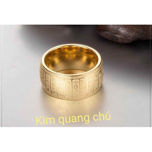 Nhẫn Kim Quang Chú ( tang kem chuoi ty huu da mat ho)