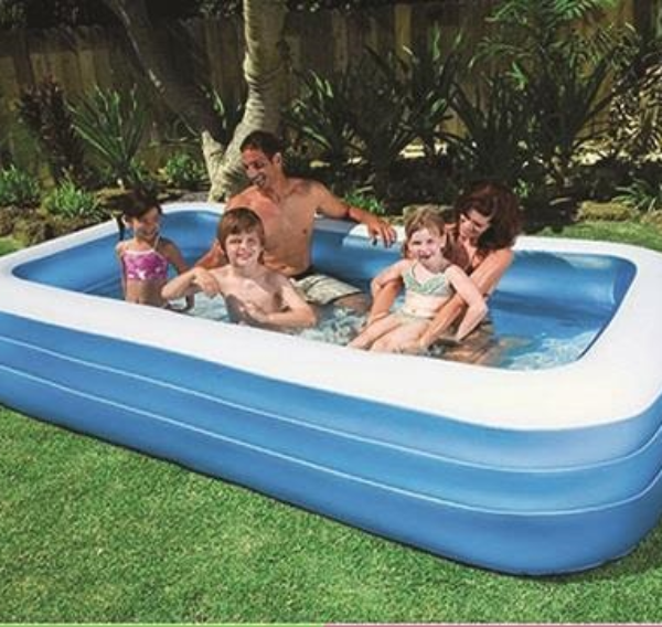 PHAO TẮM CHO BÉ KÍCH THƯỚC LỚN INTEX --180x140x60