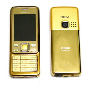 NOKIA 6300- MAIN ZIN-MÀN HÌNH ZIN-ko pin,ko phụ kiện- MÀU GOLD