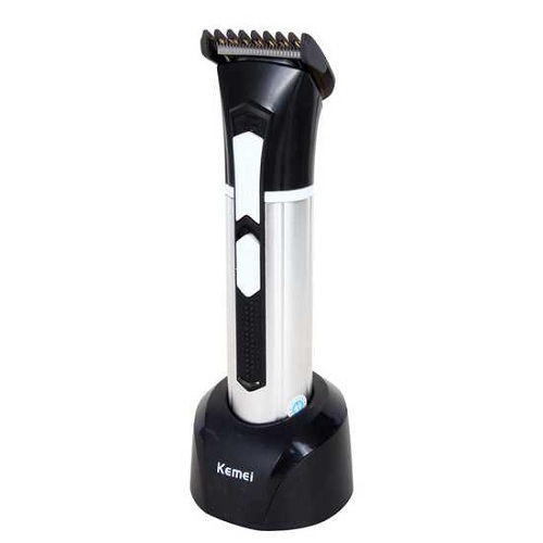 Tông đơ cắt tóc Kemei 3007 - 2 lưỡi đồng 2 pin sạc