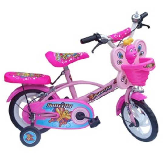 XE ĐẠP CON BƯỚM CHO BÉ GÁI TỪ 2_4 TUỔI 12 INCH