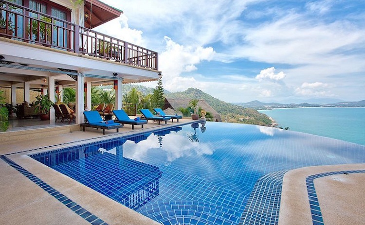 bể bơi hoàn thiện và được đưa vào vận hành