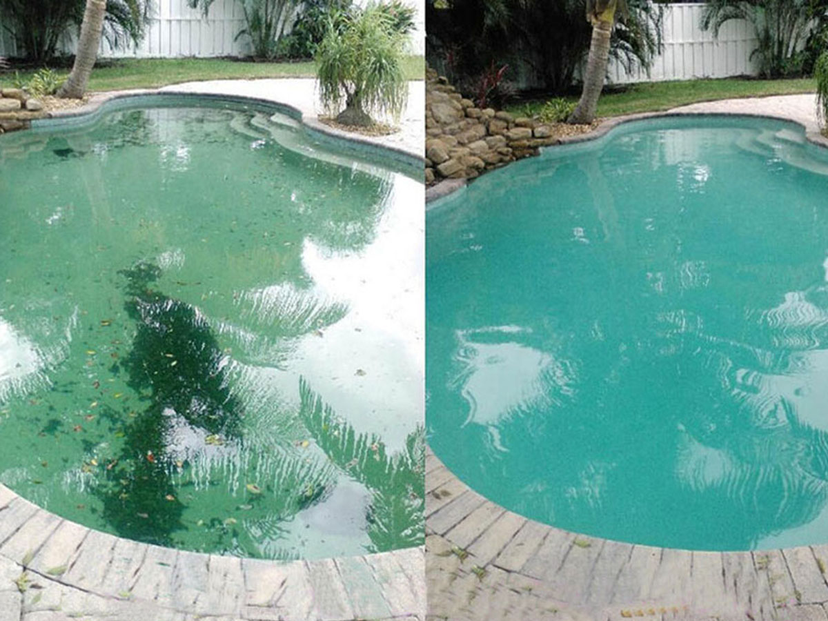 bể bơi mùa mưa bão