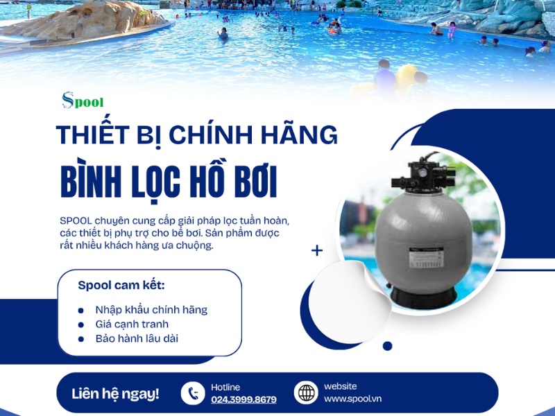 Thiết bị bể bơi chính hãng