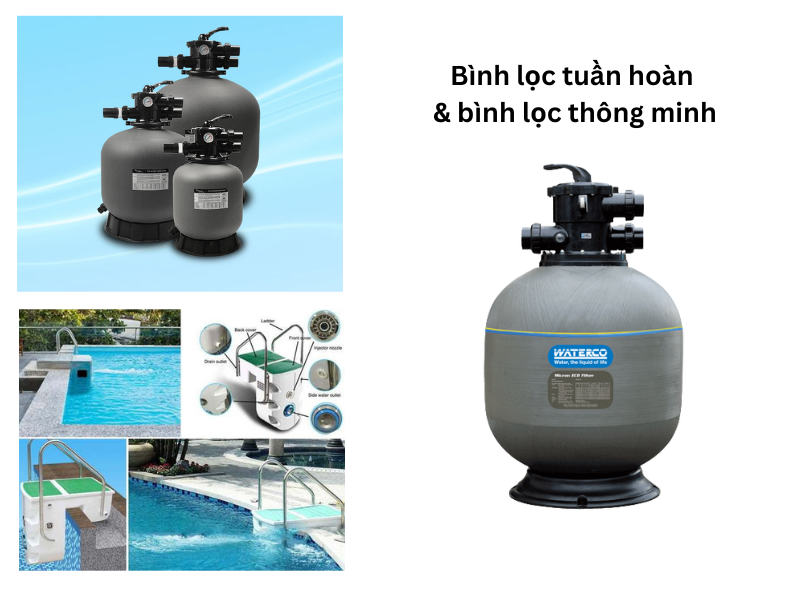 bình lọc cát và bình lọc không đường ống