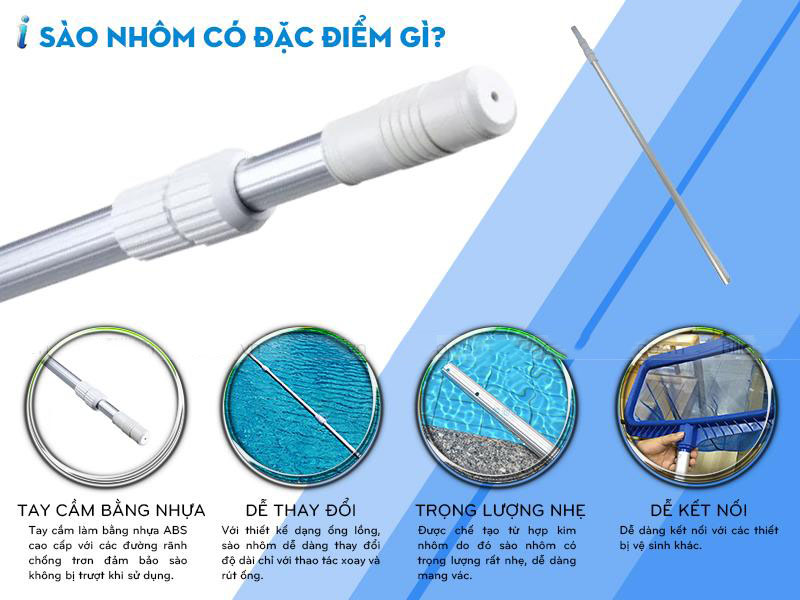 đặc điểm sào nhôm