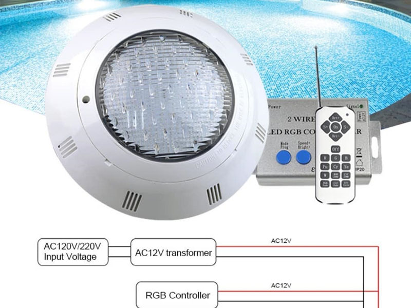 Đen led am nuoc ho boi