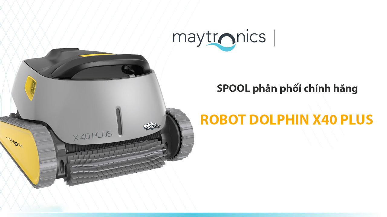 Robot hồ bơi dolphin x40 plus