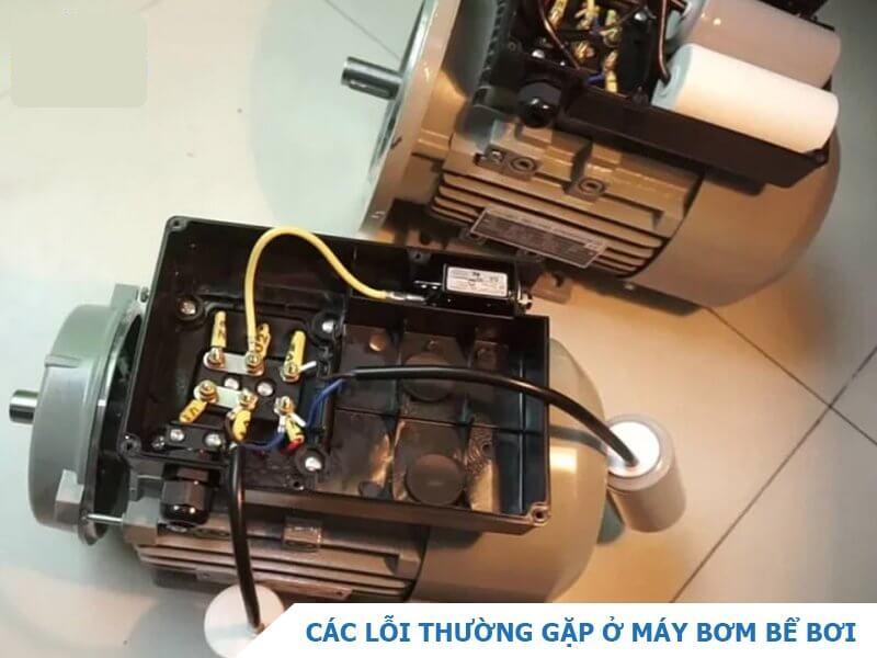 bơm bể bơi khi vận hành hay gặp lỗi gì?